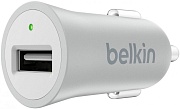 Автомобильное зарядное устройство Belkin F8M730btSLV (1 USB/2,4A/серебристое) серебристый