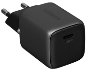 Сетевое зарядное устройство Ugreen CD318, (Type-C/3A/20W/PD/QC), Серое (90664) серый
