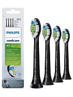 Насадка для зубных щеток Philips HX6064/11 Optimal White (4 шт) чёрный