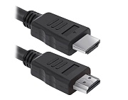Кабель HDMI - HDMI DEFENDER (08 HDMI M-M, ver 2.0), вилка-вилка, HDMI 2.0, длина - 1 метр Чёрный