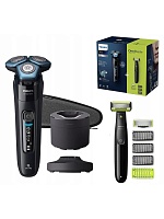 Бритва Philips S7886/78 ( + OneBlade в подарок) чёрный