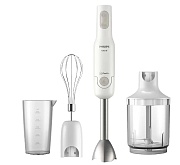 Блендер Philips HR2545/00 (700 Вт/ скоростей 2/ турборежим/ венчик, измельчитель, стакан) Белый