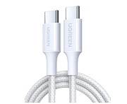 Кабель Ugreen L501 Type-С - Type-С, 2м, (60W), Белый (35219) белый