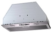 Вытяжка полновстраиваемая KRONA RUNA 600 inox S (650 м³/ч / 65 Вт / LED освещение 2x1 Вт/ ширина - 52.5 см / Нерж. сталь) Нержавеющая сталь
