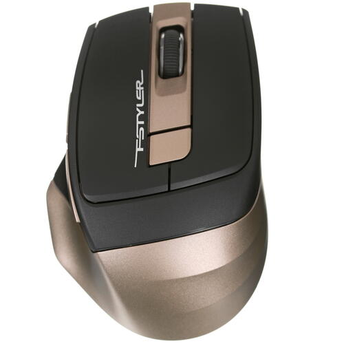 Беспроводная мышь A4Tech Fstyler FG35, оптическая, бронзовый/черный