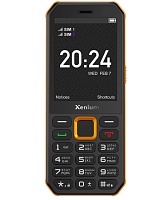 Телефон мобильный Xenium X300, оранжевый + черный Чёрный