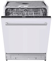 Машина посудомоечная встраиваемая 60 см Haier HDWE13-191RU (13 комплектов / 2 полки / расход воды - 11 л / Защита от перелива / А) серебристый