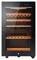 Винный шкаф Haier FWC49GA (49 бутылок / 5 полок / высота - 82см) чёрный