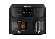 Аэрогриль Редмонд AG1903 (2700 Вт, 12 л (2 чаши 7 и 5 л), упр. - сенсорное, программ - 7, таймер на - 60 мин) серый