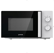 Микроволновая печь Gorenje MO20E1WH (Essential / 20 л, 800 Вт, переключатели поворотный механизм, белый/черный) Белый
