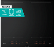 Поверхность индукционная Gorenje GI6443BSCWF (G800 / Черный / стеклокерамика / 4 конфорки (2,3/2,3/2,3/2,3 кВт) / BridgeZone*2 / Таймер / 7.36 кВ) Чёрный