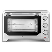 Мини-печь BQ EO1002B (30 л / 1600 Вт / гриль, конвекция / металлическая) Металлик