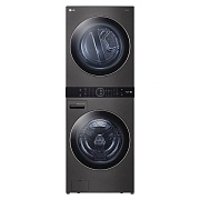 Стирально-сушильная машина LG WT1310YJ (WashTower / 77см / 13/10кг / 1400об / пар / AI DD / TurboWash™360 / Wi-Fi / Inverter DD / A+++ / Чёрная) чёрный