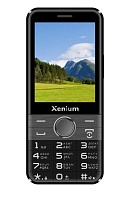 Телефон мобильный Xenium X800, черный Чёрный