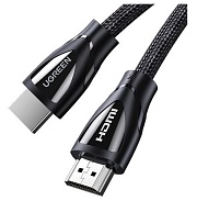 Кабель HDMI - HDMI Ugreen HD140 (80404), вилка-вилка, HDMI 2.1, длина - 3 метра чёрный