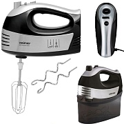Миксер Zelmer ZHM2453BS (700 Вт/ ручной/ скоростей 5/ корпус пластик/ насадок 4/ турборежим / чёрный) 