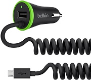 Автомобильное зарядное устройство Belkin BOOST↑UP™ Universal Car Charger+Micro USB F8M890bt04-BLK Черный матовый