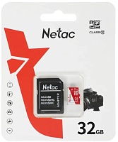 Память micro Secure Digital Card  32Gb Netac ECO / c адаптером SD / NT02P500ECO-032G-R/ 