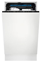 Машина посудомоечная встраиваемая 45 см Electrolux EEA43211L (10 комплектов / 3 полки / расход воды - 9,9 л / Луч на полу / А+++) белый