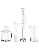 Блендер Zelmer ZHB4562S (800 Вт/ скоростей 2/ турборежим/ венчик, измельчитель, стакан) Белый