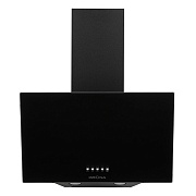 Вытяжка наклонная KRONA GABRIELE 500 black PB (780 м³/ч / 100 Вт / LED освещение 2x1 Вт / ширина - 49.6 см / чёрное стекло) чёрный