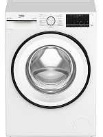 Стиральная машина Beko B3WFR56H2WWB (40-44,6см / 6,5кг / 1200об / пар SteamCure™ / HomeWhiz®(Bluetooth) / Инверторный мотор ProSmart™ / A) белый