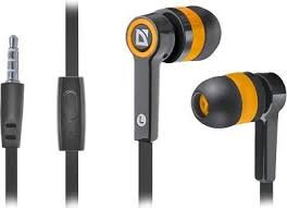 Наушники с микрофоном Defender PULSE 420 BLACK/ORANGE 63420