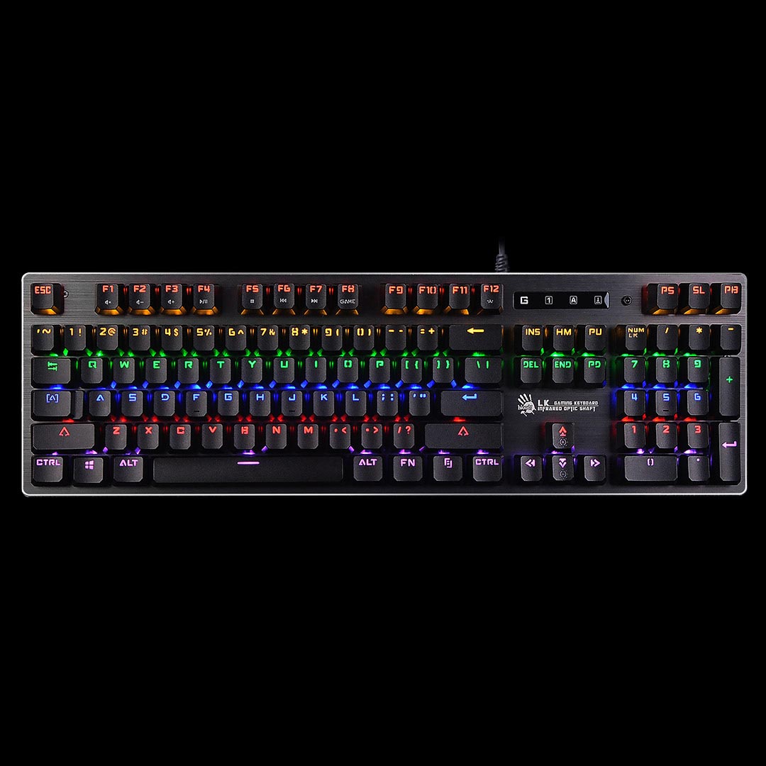 Механическая клавиатура A4Tech Bloody B760 USB BLACK SWITCH, серый