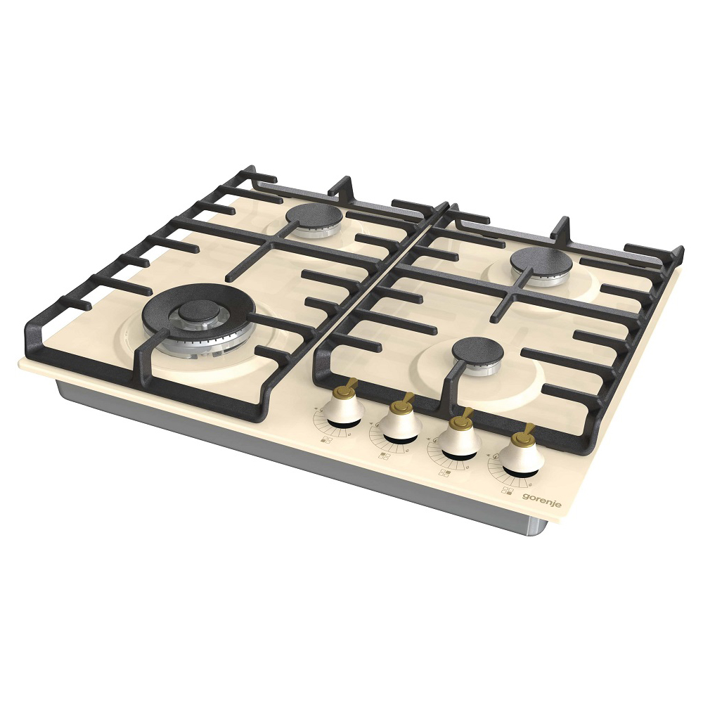 Поверхность газовая Gorenje GW642CLI (Classico / беж / эмаль / чугун / WOK)