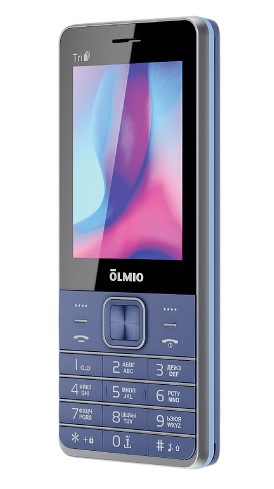 Телефон мобильный Olmio M30, синий