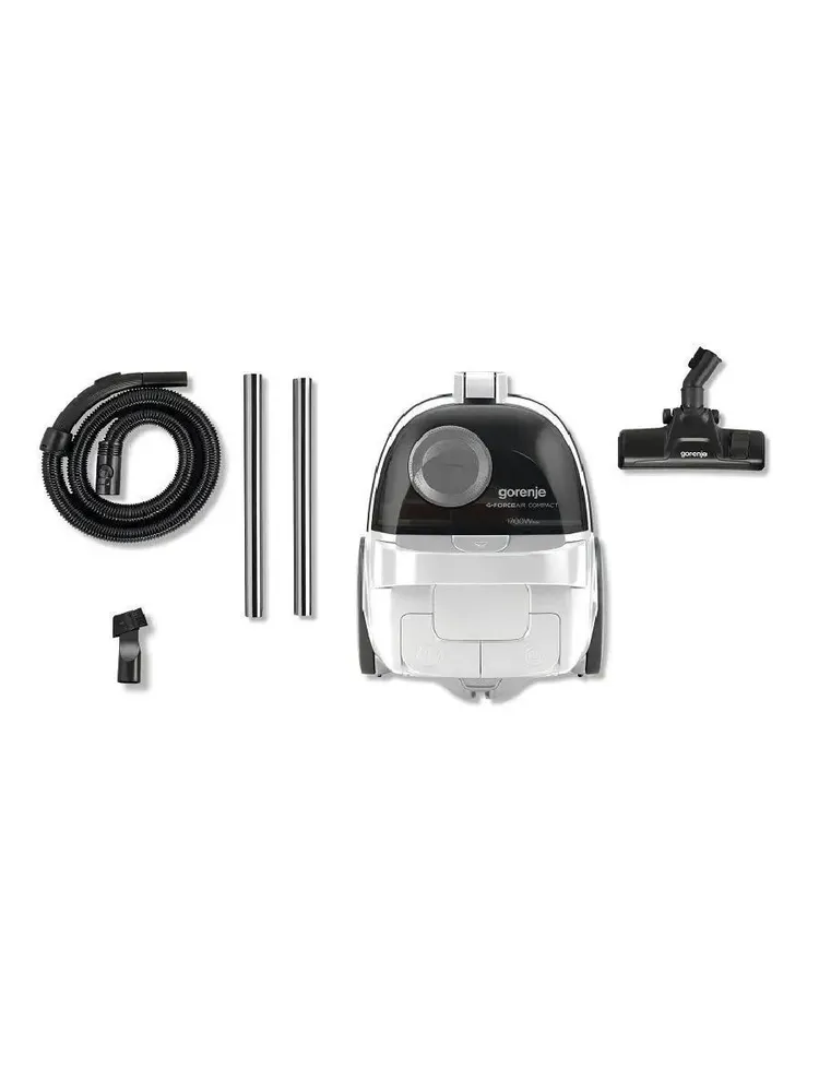 Пылесос Gorenje VC1701GACWCY (1700/270Вт, контейнер 2,2л, белый)