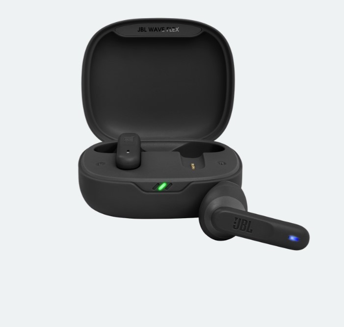 Беспроводные TWS наушники с микрофоном JBL Wave Flex Black