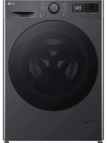 Стиральная машина LG F2WR508S2M (47.5см / 8кг / 1200об / пар / добавление белья / AI DD ™ / Smart Diagnosis / Inverter Direct Drive / A+++ / Чёрная)