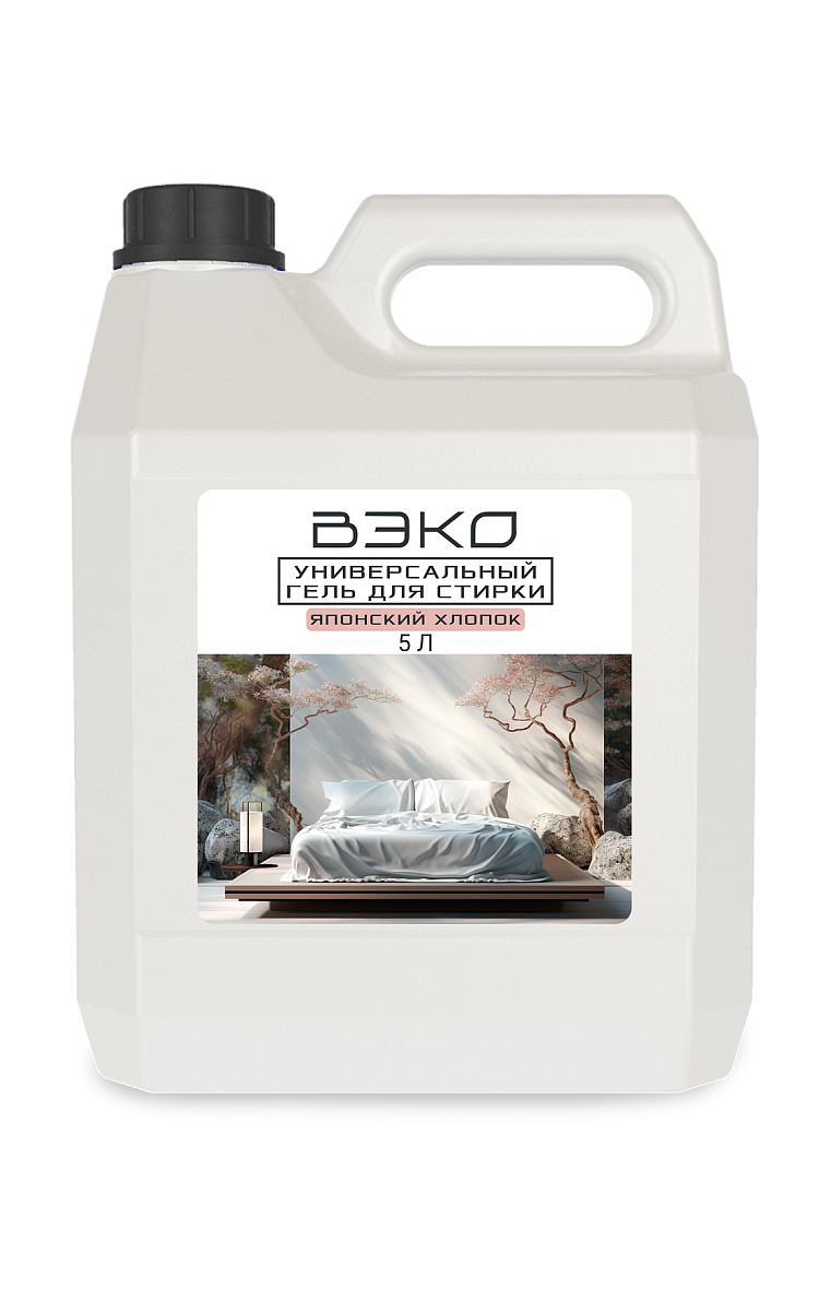 Кондиционер для белья ВЭКО Японский хлопок 5 л
