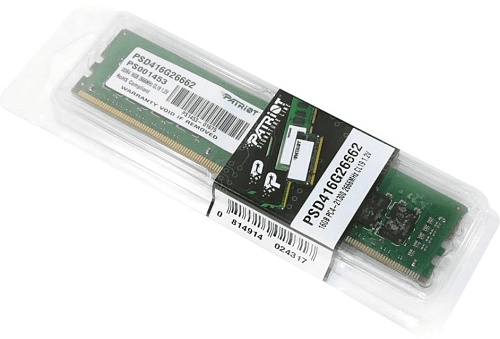 Память DDR4 4Gb 2666MHz Patriot PSD44G266681