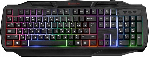Клавиатура игровая проводная Defender ULTRA HB-330L, USB, черный 
