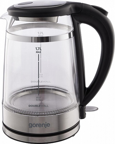 Чайник Gorenje K17GDW (2200Вт / 1,7л / стекло)