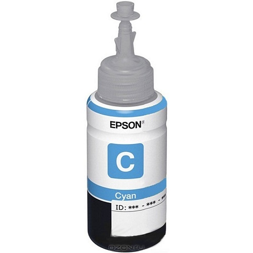 C13T67324A Контейнер Epson L800 Cyan (ёмкость с чернилами 70мл)
