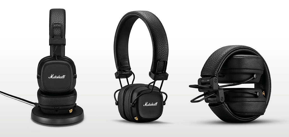 Беспроводные наушники с микрофоном Marshall MAJOR IV Brown