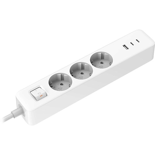 Сетевой фильтр Xiaomi 20W Power Strip (2C1A) EU (BHR07UKEU)