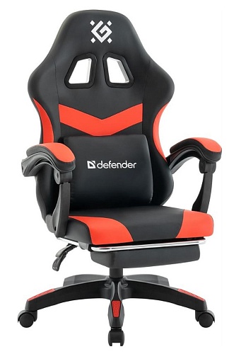 Игровое кресло Defender Runa PRO чёрный/красный