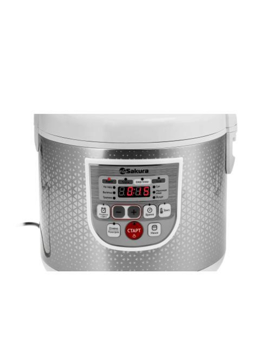 Мультиварка Sakura SA-7753W (5л / 800 Вт / 10 программ)