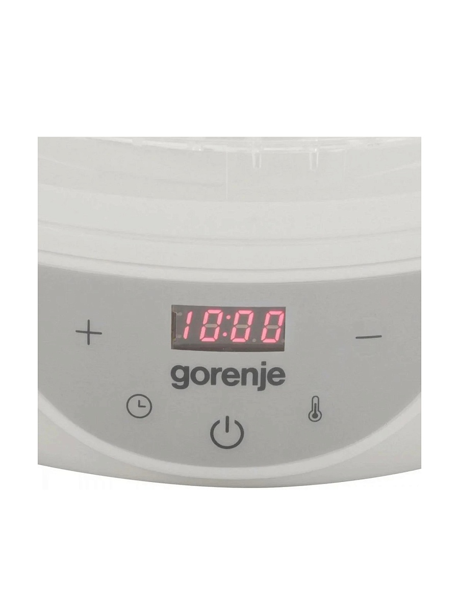 Сушилка для овощей Gorenje FDK24DW (380 Вт, 35-70°C, 5 секций, регулировка температуры, дисплей, таймер)