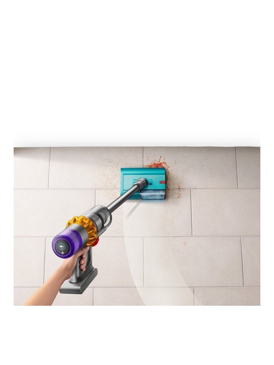 Пылесос Dyson V15s Detect Submarine EU, yellow/nickel (448798-01)