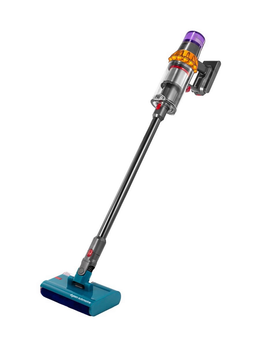 Пылесос Dyson V15s Detect Submarine EU, yellow/nickel (448798-01)