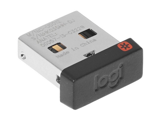 Ресивер USB Logitech Unifying Receiver, черный (910-005933)