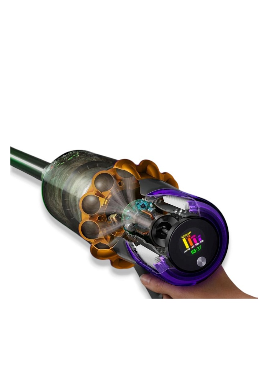 Пылесос Dyson V15s Detect Submarine EU, yellow/nickel (448798-01)