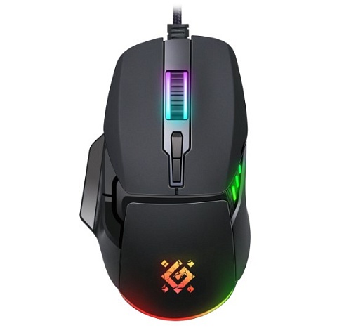 Игровая мышь Defender Rock GM-552 (RGB подсветка, 7200dpi), белый