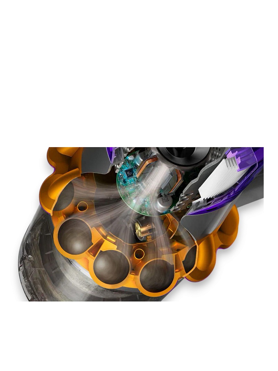 Пылесос Dyson V15s Detect Submarine EU, yellow/nickel (448798-01)