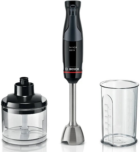 Блендер Bosch MSM4B620 (1000 Вт/ плавная регулировка скорости/ измельчитель, стакан)